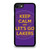 KEEP CALM AND GO LAKERS iPhone SE 2020 Case Cover
