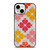 KATE SPADE JACQUARD PINK YELLOW iPhone 13 Mini Case Cover