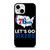 LETS GO PHILADELPHIA 76ERS NBA BASKETBALL 2 iPhone 13 Mini Case Cover