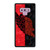 AIR JORDAN RED BLACK BAPE Samsung Galaxy Note 9 Case Cover