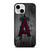 LOS ANGELES ANGELS BASEBALL MLB WOOD LOGO iPhone 13 Mini Case Cover