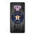 HOUSTON ASTROS BASEBALL MLB WOOD LOGO Samsung Galaxy Note 9 Case Cover