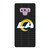 LOS ANGELES RAMS FOOTBALL TEXT Samsung Galaxy Note 9 Case Cover