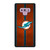MIAMI DOPHINS NFL METAL STRIPE Samsung Galaxy Note 9 Case Cover