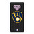 MILWAUKEE BREWERS BASEBALL BLACK Samsung Galaxy Note 9 Case Cover
