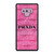 PRADA PINK DIAMOND Samsung Galaxy Note 9 Case Cover