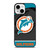 MIAMI DOLPHINS NFL TEAM iPhone 13 Mini Case Cover MIAMI DOLPHINS NFL TEAM iPhone 13 Mini Case Cover