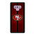 SAN FRANCISCO 49ERS NFL METAL STRIPE Samsung Galaxy Note 9 Case Cover