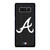 ATLANTA BRAVES BASEBALL BLACK Samsung Galaxy Note 8 Case Cover ATLANTA BRAVES BASEBALL BLACK Samsung Galaxy Note 8 Case Cover