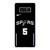 DEJOUNTE MURRAY SAN ANTONIO SPURS NIKE NBA 2021-22 Samsung Galaxy Note 8 Case Cover