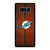 MIAMI DOPHINS NFL METAL STRIPE Samsung Galaxy Note 8 Case Cover