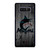 MIAMI MARLINS BASEBALL MLB WOOD LOGO Samsung Galaxy Note 8 Case Cover