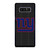 NEW YORK GIANTS FOOTBALL TEXT Samsung Galaxy Note 8 Case Cover