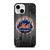 NEW YORK METS BASEBALL MLB WOOD LOGO iPhone 13 Mini Case Cover