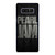 PEARL JAM ROCK BAND WOODEN LOGO Samsung Galaxy Note 8 Case Cover
