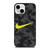 NIKE SWOOSH BLACK CAMO iPhone 13 Mini Case Cover