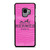 HERMES PARIS PINK LEATHER Samsung Galaxy S9 Case Cover