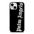 PALM ANGELS BLACK LOGO iPhone 13 Mini Case Cover