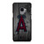 LOS ANGELES ANGELS BASEBALL MLB WOOD LOGO Samsung Galaxy S9 Case Cover