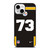 PITTSBURGH STEELERS JOE HAEG 73 NFL NIKE iPhone 13 Mini Case Cover