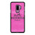 HERMES PARIS PINK LEATHER Samsung Galaxy S9 Plus Case Cover