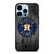 HOUSTON ASTROS BASEBALL MLB WOOD LOGO iPhone 13 Pro Max Case Cover
