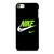 NIKE SWOOSH GREEN iPod Touch 6 Case Cover