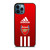 ARSENAL FC ADIDAS STRIPES iPhone 12 Pro Max Case Cover