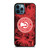 ATLANTA HAWKS BASKETBALL NBA FIRE iPhone 12 Pro Max Case Cover