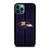 BALTIMORE RAVENS NFL METAL STRIPE iPhone 12 Pro Max Case Cover