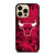 CHICAGO BULLS BASKETBALL NBA FIRE iPhone 14 Pro Max Case Cover