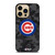 CHICAGO CUBS BASEBALL BLACK CAMO iPhone 14 Pro Max Case Cover