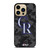 COLORADO ROCKIES BASEBALL BLACK CAMO iPhone 14 Pro Max Case Cover