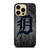 DETROIT TIGERS BASEBALL MLB WOOD LOGO iPhone 14 Pro Max Case Cover