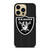 LAS VEGAS RAIDERS FOOTBALL TEXT iPhone 14 Pro Max Case Cover