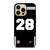 LAS VEGAS RAIDERS JOSH JACOBS 28 NFL NIKE iPhone 14 Pro Max Case Cover