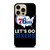 LETS GO PHILADELPHIA 76ERS NBA BASKETBALL 2 iPhone 14 Pro Max Case Cover
