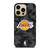 LOS ANGELES LAKERS BLACK CAMO iPhone 14 Pro Max Case Cover