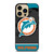 MIAMI DOLPHINS NFL TEAM iPhone 14 Pro Max Case Cover