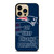 NEW ENGLAND PATRIOTS NFL FOOTBALL FANS 3 iPhone 14 Pro Max Case Cover