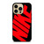 NIKE RED LOGO iPhone 14 Pro Max Case Cover