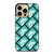 NIKE SB SKATEBOARD BOX PATTERN TURQUOISE iPhone 14 Pro Max Case Cover