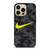 NIKE SWOOSH BLACK CAMO iPhone 14 Pro Max Case Cover