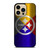 PITTSBURGH STEELERS NFL FOOTBALL METAL iPhone 14 Pro Max Case Cover