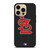SAINT LOUIS CARDINALS BASEBALL BLACK iPhone 14 Pro Max Case Cover