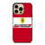 SCUDERIA FERRARI FORMULA ONE F1 RACING iPhone 14 Pro Max Case Cover