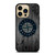 SEATTLE MARINERS BASEBALL MLB WOOD LOGO iPhone 14 Pro Max Case Cover