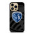SPORTING KANSAS CITY MLS BLACK iPhone 14 Pro Max Case Cover