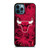 CHICAGO BULLS BASKETBALL NBA FIRE iPhone 12 Pro Max Case Cover