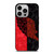AIR JORDAN RED BLACK BAPE iPhone 14 Pro Case Cover